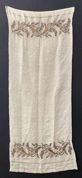 Meeting of six embroidered towels, Turkey,...