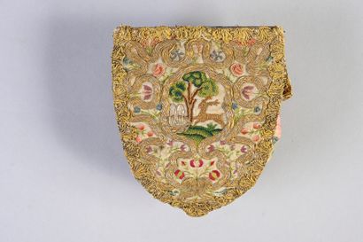 Precious embroidered purse, early eighteenth...