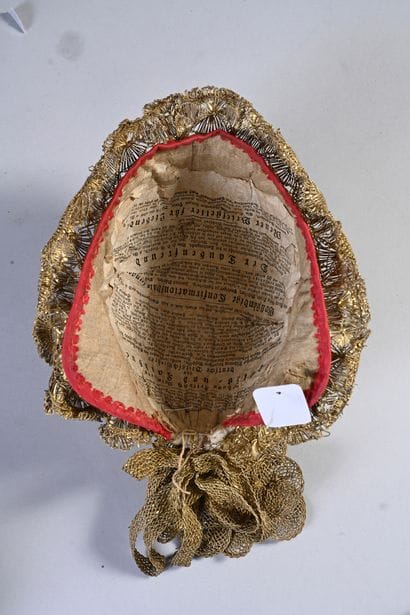 Meeting of three traditional headdresses,...