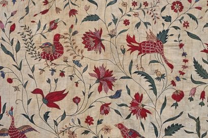 Embroidered hanging, probably Gujarat, India...