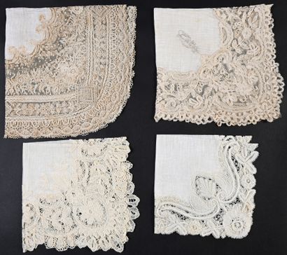 Quatre mouchoirs, Duchesse, application de...