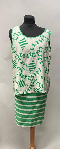 LOUIS FERAUD circa 1960, three-piece ensemble,...