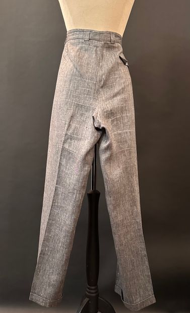 GIVENCHY, black and white wool tweed jacket....