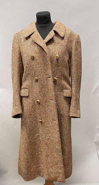OPELKA CUMBERLAND DEBAKER PARIS, tweed coat....