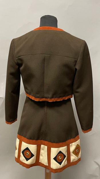 GIGI circa 1966, dress and jacket set in...