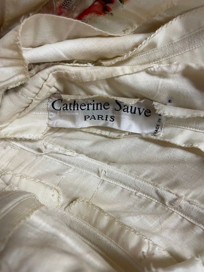 CATHERINE SAUVE haute couture, short evening...