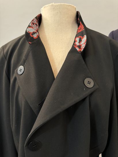 ALAIN MANOUKIAN, jacket in black polyester...