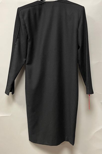 RUSSARDI, wool wrap dress, coordinated belt,...