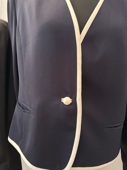 ALAIN MANOUKIAN, jacket in black polyester...