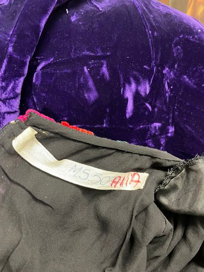GUY LAROCHE HAUTE COUTURE, velvet and cloqué...