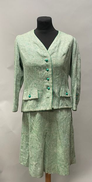 JACQUES CHALES, tweed ensemble, significant...