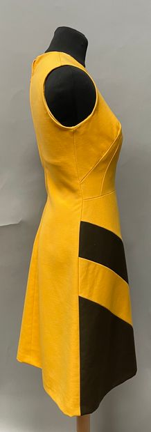 JACQUES HEIM HAUTE COUTURE circa 1965, yellow...