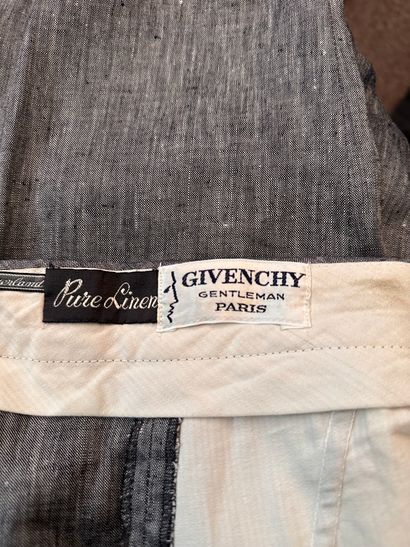 GIVENCHY, black and white wool tweed jacket....
