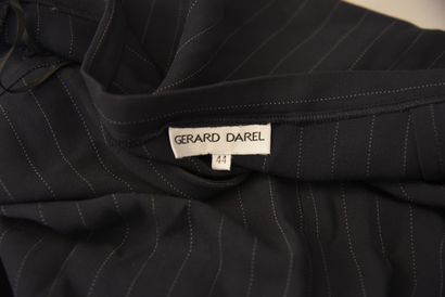 GERARD DAREL, navy blue acetate and viscose...