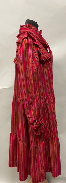 SAINT LAURENT RIVE GAUCHE circa 1977, wool...