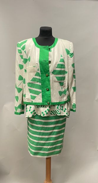 LOUIS FERAUD circa 1960, three-piece ensemble,...