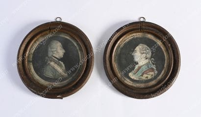 ÉCOLE FRANÇAISE DU DÉBUT DU XIXe SIÈCLE.
Portraits...