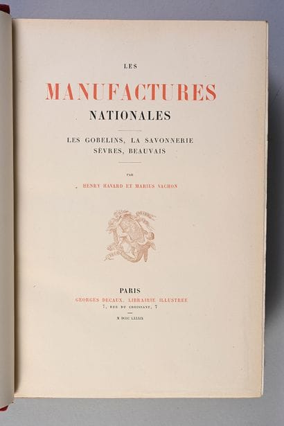 HAVARD Henry, VACHON Marius
Les manufactures...