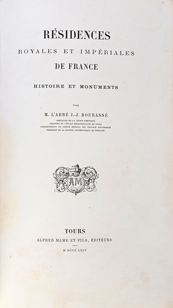 RÉSIDENCES ROYALES ET IMPÉRIALES DE FRANCE...