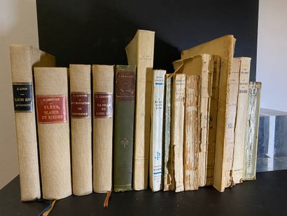 C. BOURBON - HISTOIRES. Ensemble de 17 ouvrages,...
