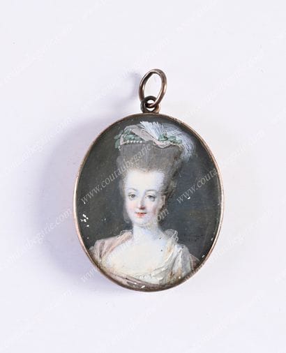 MOSNIER Jean-Laurent (1743-1808).
Portrait...