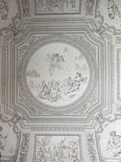 CHATEAU DE VERSAILLES. Ensemble de 11 ouvrages,...