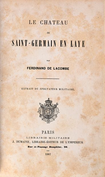 OUVRAGE AUX ARMES DE LA MAISON IMPÉRIALE.
LACOMBE...