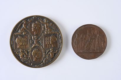 COLLECTION DE MÉDAILLES SUR LES ROIS DE FRANCE.
Ensemble...
