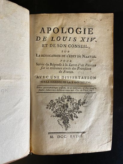 D'ANGERVILLE MOUFFLE, Vie privée de Louis...