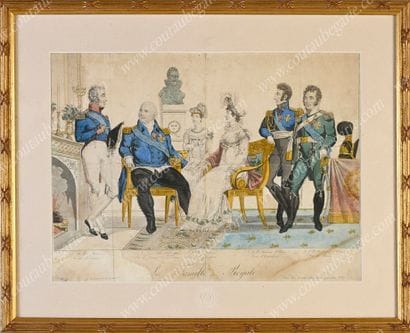 ÉCOLE FRANÇAISE DU XIXe SIÈCLE.
La Famille...