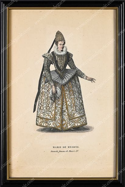 ROIS DE FRANCE.
Bel ensemble de 10 lithographies...