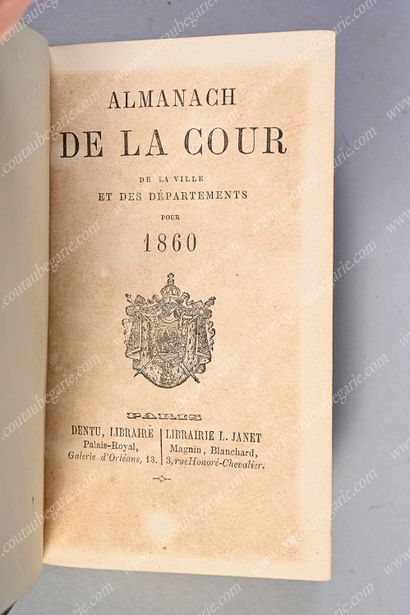 ENSEMBLE DE DEUX ALMANACHS Almanach de la...