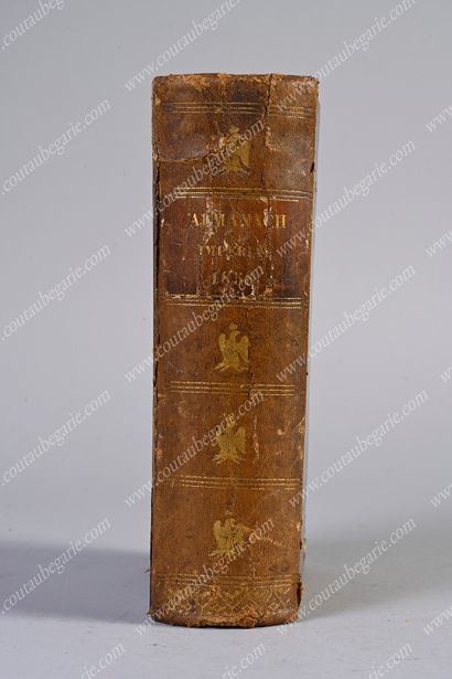 ENSEMBLE DE TROIS ALMANACHS AUX ARMES IMPÉRIALES.
Almanach...