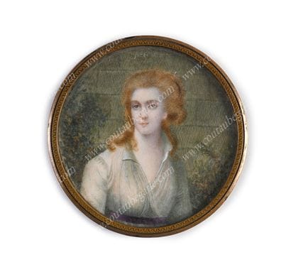 ÉCOLE FRANÇAISE DU XIXe SIÈCLE.
Portrait...
