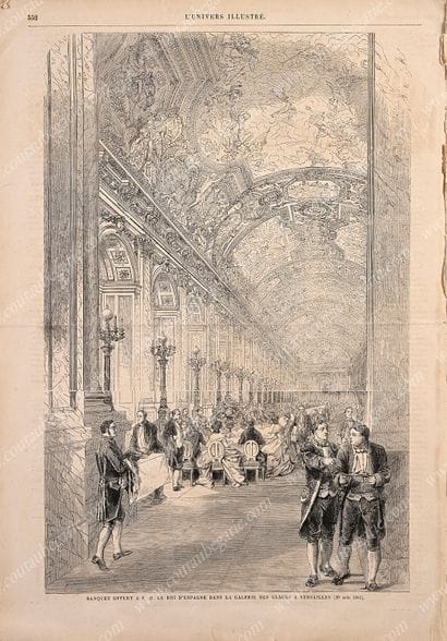 FAMILLE ROYALE D'ORLÉANS. Ensemble de 4 lithographies...