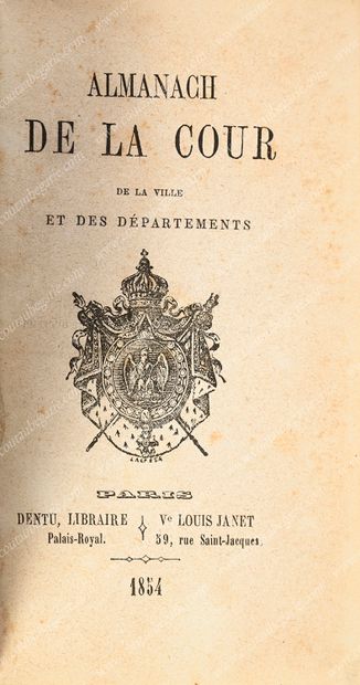 ENSEMBLE DE DEUX ALMANACHS Almanach de la...