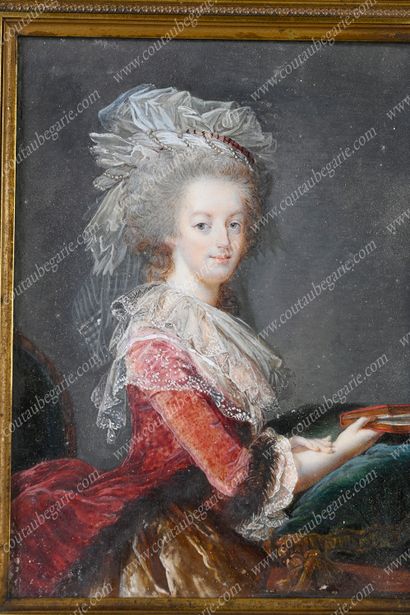 ÉCOLE FRANÇAISE DU XIXe SIÈCLE. D'APRÈS ELISABETH...