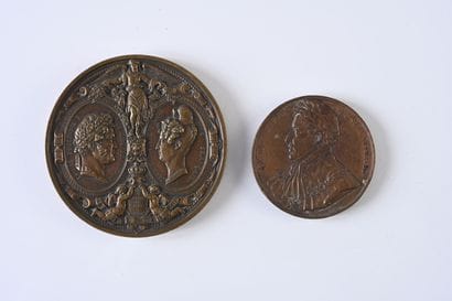 COLLECTION DE MÉDAILLES SUR LES ROIS DE FRANCE.
Ensemble...