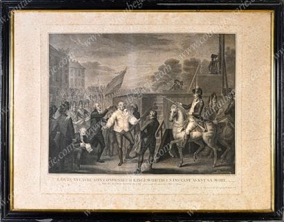 RÉVOLUTION FRANÇAISE.
Paire de grandes gravures...