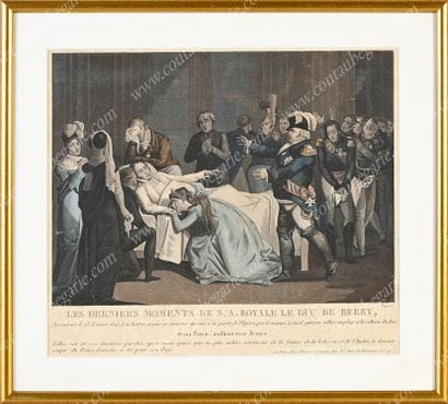 FAMILLE ROYALE DE FRANCE.
Ensemble de 5 lithographies...