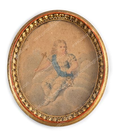 HENRI, duc de Bordeaux (1820-1883). Médaillon...
