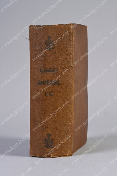 ENSEMBLE DE TROIS ALMANACHS AUX ARMES IMPÉRIALES.
Almanach...