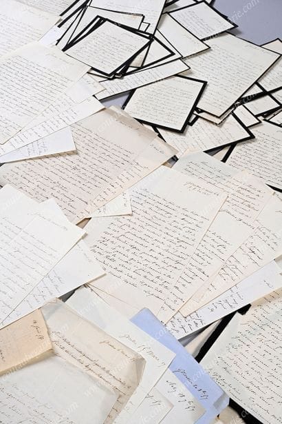 CORRESPONDANCE DE CHARLOTTE MELANIE DE CARVOISIN...