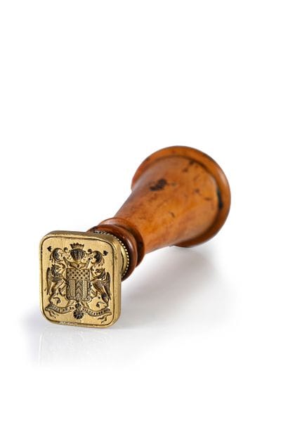 FAMILLE GAUDIN DUC DE GAÈTE.
Sceau à cacheter...
