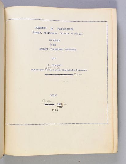 OUANNOU Jean
Éléments de comptabilité (...)...