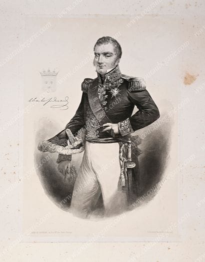 FAMILLE ROYALE DE FRANCE.
Ensemble de 5 grandes...