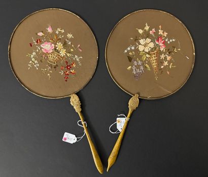 Pair of hand screens, France, 19th century

*The...