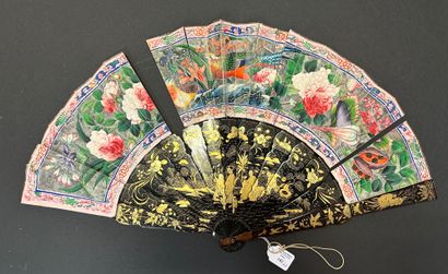 Two fans, 19th century 

*The first, China,...