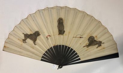 Poodles, France, circa 1890
Large folded...