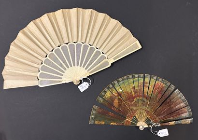 Two fans, Europe, circa 1880-1900
*The first...